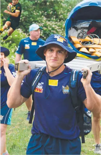  ?? Picture: SUPPLIED ?? Alexander Brimson at the Titans camp in Toowoomba.