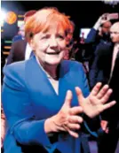  ?? REUTERS ?? Angela Merkel u novi mandat kreće velikim koracima