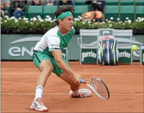  ??  ?? Dominic Thiem a éliminé Djokovic en quart et retrouvera Nadal en demie.