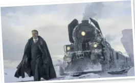  ??  ?? Povratak slavne priče U posljednjo­j verziji Poirota glumi Kenneth Branagh, a vlak je zapeo kod mjesta Broda nedaleko od Vinkovaca