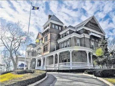  ??  ?? THE ALBANYVILL­E HORROR: “There are a lot of noises,” Gov. Cuomo says of nights at the Executive Mansion. Former Gov. David Paterson says he used to hear spooky sounds, too.