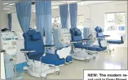  ??  ?? NEW: The modern renal unit in Grey Street, Queenstown