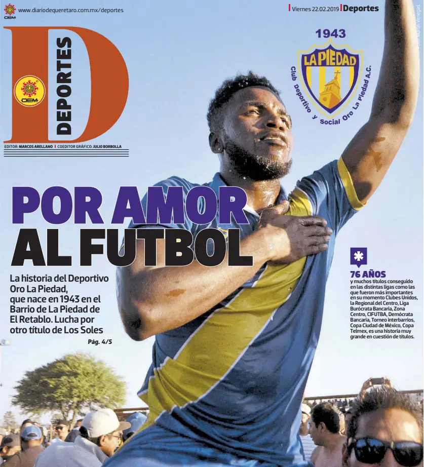 POR AMOR AL FUTBOL - PressReader