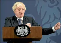  ??  ?? Boris Johnson is gambling with people’s lives, although it’s not clear if he really understand­s the risk, says Gwynne Dyer.
