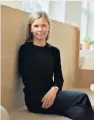  ??  ?? Bricks and mortar: Ulrika Bernhardtz has seen Arket go from concept to store