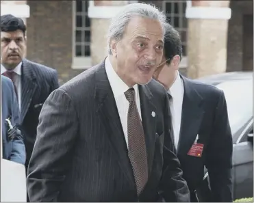  ?? Picture: Oli Scarff/WPA/Getty Images ?? Prince Saud al-Faisal yesterday arrived in London for a meeting of the ‘London 11’ collective of foreign ministers, the core group of the Friends of Syria