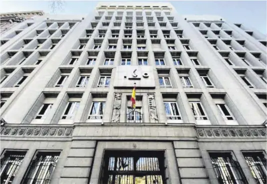  ?? Europa Press ?? Seu central de l’Institut de Crèdit Oficial (ICO) a Madrid.