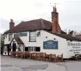  ?? ?? The George Pub in Holyport is seeking permission to install a temporary marquee from November 1 to January 10.