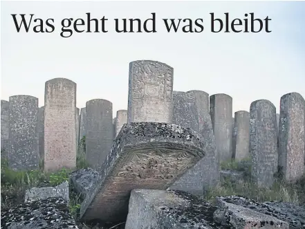  ?? [ Stefan Kubin ] ?? Der jüdische Friedhof in der Stadt Brody bestand seit 1834: Wie sieht er heute aus, und wie sahen ihn Schriftste­ller früher?