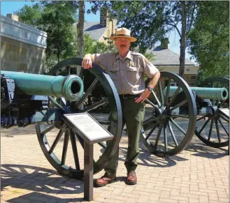  ??  ?? Chickamaug­a National Military Park historian Jim Ogden is a wealth of knowledge about Civil War and local history. (Catoosa News photo/Tamara Wolk)