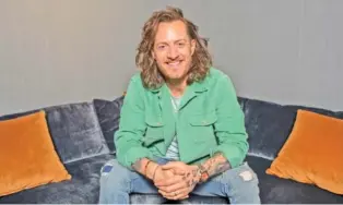  ?? PHOTO BY ED RODE/INVISION/AP ?? Tyler Hubbard, a member of the duo Florida Georgia Line, is shown Jan. 17 in Nashville. A year after launching his solo career, Hubbard has reintroduc­ed himself with two solo songs and a debut record.