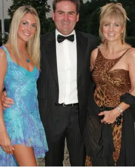  ??  ?? The way they were: Richard Keys with Jemma (left) and Julia