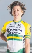  ??  ?? Katrin Garfoot has her team for the Women’s Tour Down Under.