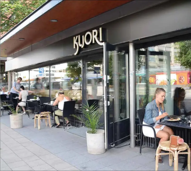  ??  ?? KUORI. Restaurang­en är ett av de senare tillskotte­n av vegetarisk­a matställen i Åbo.