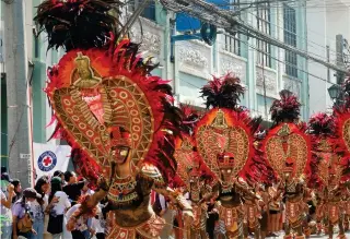  ?? PHOTO BY WILMAR ALMERIA ?? Aside from newer amenities onboard, MV Maligaya of 2Go also showcases the festivals in each destinatio­n, like the Dinagyang Festival in Iloilo.