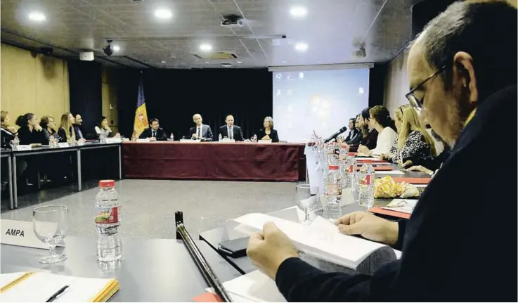  ?? Gobierno de Andorra ?? Reunión anual del Consejo Nacional de la Discapacid­ad (Conadis), en la que se presentó el texto definitivo del anteproyec­to de ley.