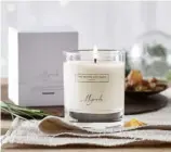 ?? ?? The White Company Myrrh Signature candle, £20,