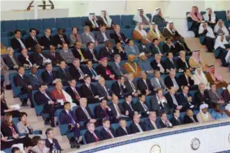  ??  ?? Diplomats attend His Highness the Amir Sheikh Sabah Al-Ahmad Al-Jaber Al-Sabah’s inaugurati­on ceremony at the National Assembly, in this file photo.