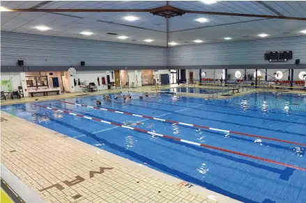  ?? CITIZEN PHOTO BY BRENT BRAATEN ?? Swimmers enjoyed the Four Seasons Leisure Pool on Friday morning. Prince George voters will cast their ballots today in a pair of referendum­s to approve funding for a replacemen­t for the pool and Fire Hall No. 1 downtown.