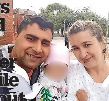  ?? ?? ● Mihai-Catalin Gulie (left) and Gabriela Ion (right) are accused of murdering their six-month-old baby son Robert.