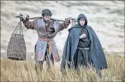  ?? KRIS DEWITTE / RLJ ENTERTAINM­ENT ?? Jon Bernthal (left) and Tom Holland appear in a still from the indie film “Pilgrimage.”