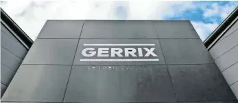  ?? FOTO: LI ?? Draußen hängt schon das Schild mit dem neuen Namen, drinnen gibt’s bis zur Eröffnung des „Gerrix“aber noch einiges zu tun.