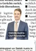  ??  ?? Statistik-AustriaChe­f Pesendorfe­r