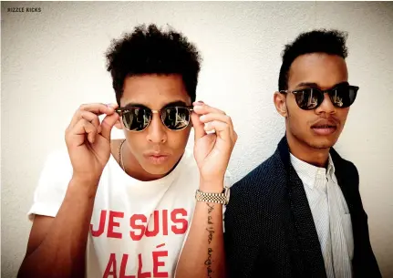  ??  ?? RIZZLE KICKS