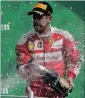  ??  ?? SEBASTIAN VETTEL: ‘Obviously a bit frustrated’