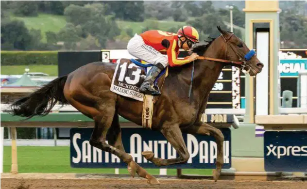  ??  ?? ↑
Mckinzie won the Grade One Whitney and the Grade Two Alysheba this year.