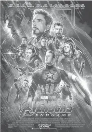  ??  ?? Poster ‘Avengers: Endgame’.