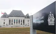  ?? SEAN KILPATRICK / THE CANADIAN PRESS FILES ?? The Supreme Court of Canada will decide whether a Harper-era victim’s surcharge levied on anybody convicted of a crime is constituti­onal.
