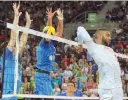  ??  ?? Il match ball “no look” di Ngapeth, 24