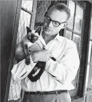  ?? GAUTAM BOND ?? (Top) A young Ruskin Bond. (left) The author pictured against pine trees by his grandson Gautam.