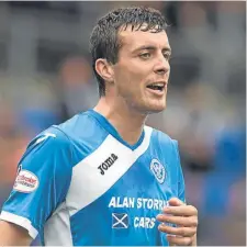  ??  ?? St Johnstone defender Joe Shaughness­y.