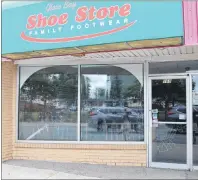  ?? SHARON MONTGOMERY-DUPE/CAPE BRETON POST ?? The Glace Bay Shoe Store was opened in 2001 by the Huang family and closed for good two weeks ago.