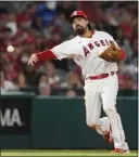  ?? ASHLEY LANDIS – THE ASSOCIATED PRESS ?? Angels third baseman Anthony Rendon was limited to playing just 58games in 2021.