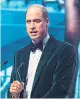  ??  ?? Occasionwe­ar: Prince William is a fan of velvet blazers