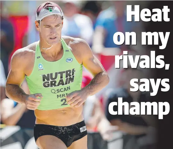  ?? Picture: SHANE MYERS/OCEAN6 ?? Shannon Eckstein is hoping to win a ninth Australian ironman crown but he has to beat a field of rivals hungry for their first title.