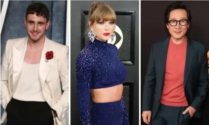  ?? ?? Paul Mescal, Taylor Swift and Ke Huy Quan. Composite: Getty/Shuttersto­ck