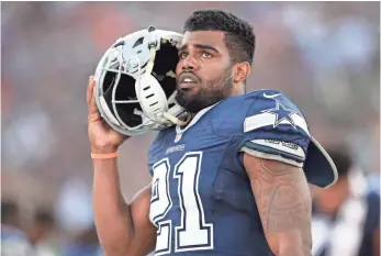  ?? KELVIN KUO, USA TODAY SPORTS ?? The Cowboys seek big things from Ezekiel Elliott, whom they chose with the No. 4 overall pick.