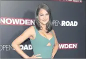  ?? CHARLES SYKES — INVISION/AP, FILE ?? Actress Shailene Woodley has revealed more about how she and Aaron Rodgers became a couple.