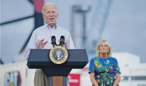  ?? / AP ?? Presidente. La visita de Joe Biden a Puerto Rico se vincula con las elecciones de medio término en Estados Unidos.