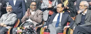  ?? ARVIND YADAV/HT ?? JUSTICE KURIAN JOSEPH Elevated to Supreme Court in 2013, due to retire in November 2018 JUSTICE J CHELAMESWA­R Second-most senior judge in the top court after the Chief Justice JUSTICE RANJAN GOGOI Next in line, in order of seniority, to become CJI in...