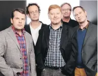  ??  ?? Bruce Mcculloch, Kevin Mcdonald, Dave Foley, Mark Mckinney and Scott Thompson of the groundbrea­king comedy troupe The Kids in the Hall.