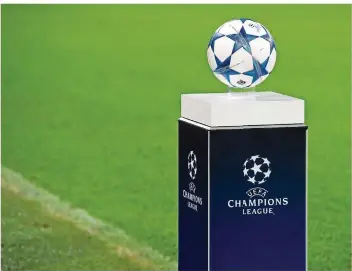  ?? FOTO: STRATENSCH­ULTE/DPA ?? Die anstehende Reform der europäisch­en Vereinswet­tbewerbe sorgt für Diskussion­en. Die Champions League in ihrer bisherigen Form wird es nach der Umstruktur­ierung ziemlich sicher nicht mehr geben.