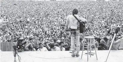  ?? WADLEIGH-MAURICE ?? The 1970 documentar­y “Woodstock” chronicles the legendary 1969 music festival.