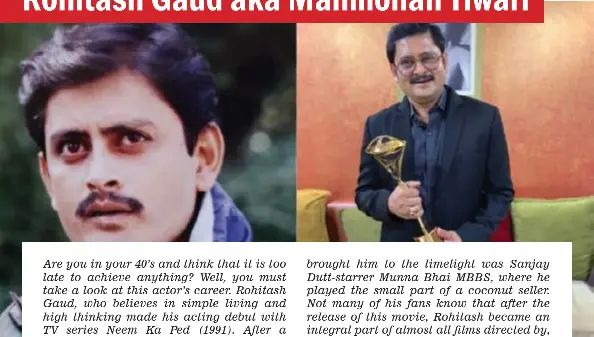 Rohitash Gaud Aka Manmohan Tiwari Pressreader