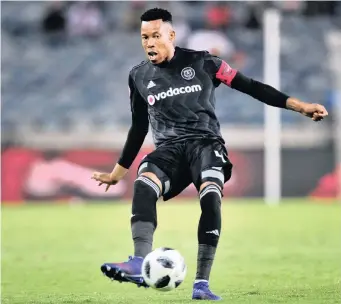  ?? | BackpagePi­x ?? ORLANDO Pirates captain Happy Jele is looking forward to another Soweto Derby when the Buccaneers take on arch-rivals Kaizer Chiefs at FNB Stadium on Saturday.