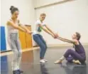  ?? Erin Baiano, provided by Vail Dance Festival ?? Lauren Lovette, left, rehearses with Miriam Miller, center, and Devin Teuscher for Lovette’s new ballet for the Vail Dance Festival.